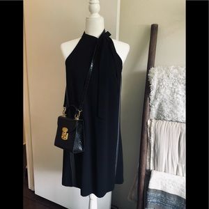 Ann Taylor Classy Halter Black Dress Size 6